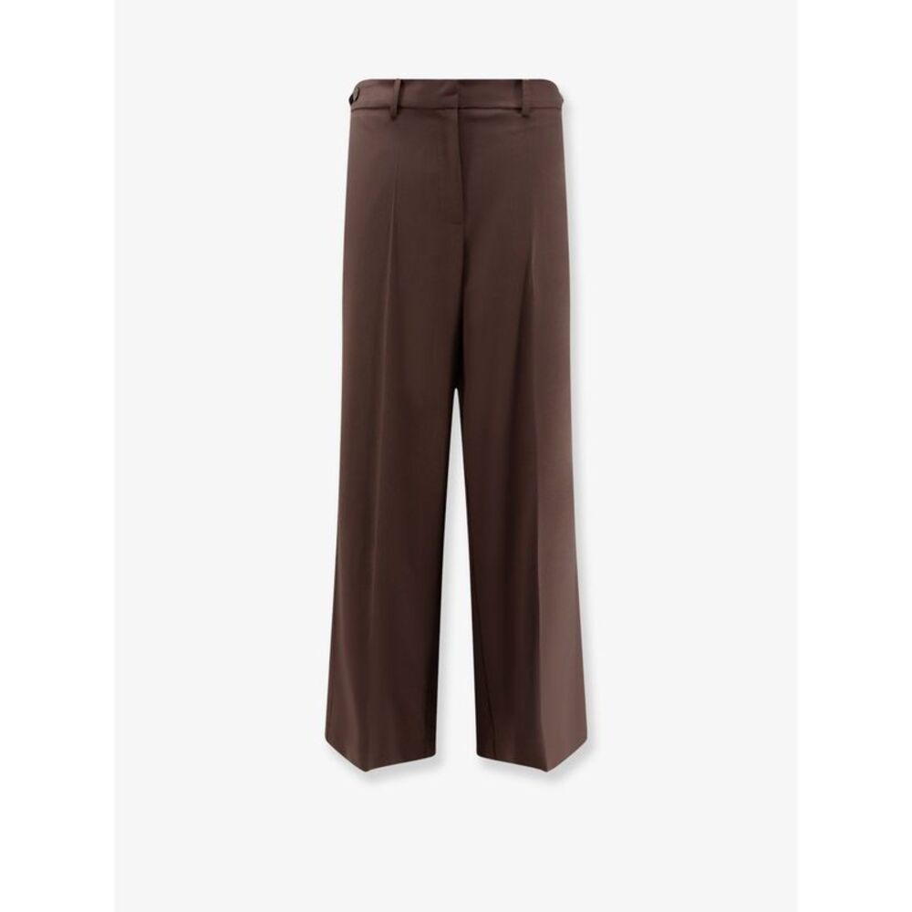 Alysi Women Stretch Virgin Wool Trousers